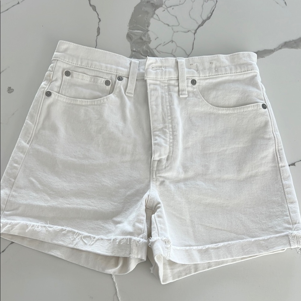 Madewell White Denim Women's Shorts size 27